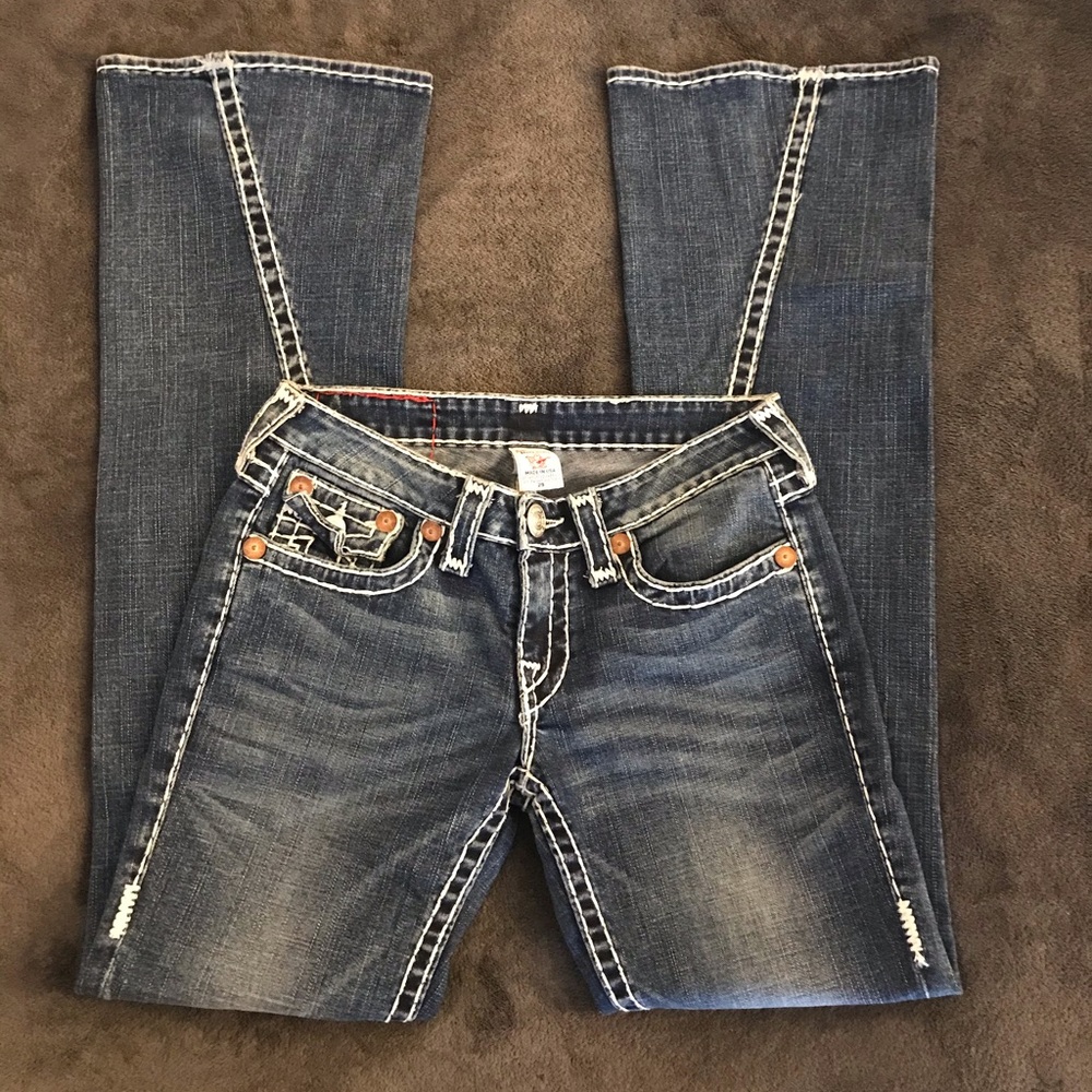 True Religion Designer Jeans Joey Super T sz 29